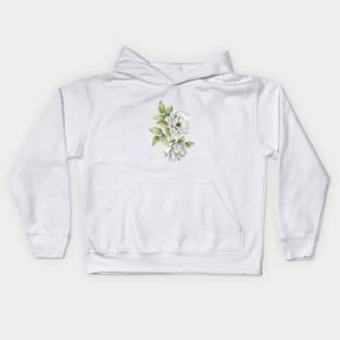 White roses Kids Hoodie